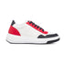 Sneakers bianche con dettagli rossi e neri Swish Jeans, Donna, SKU w014000548, Immagine 0
